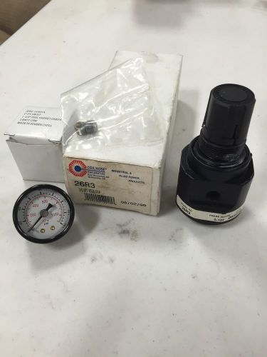 Coilhose Peumatics 26R3 3/8&#034; Regulator With Gauge.