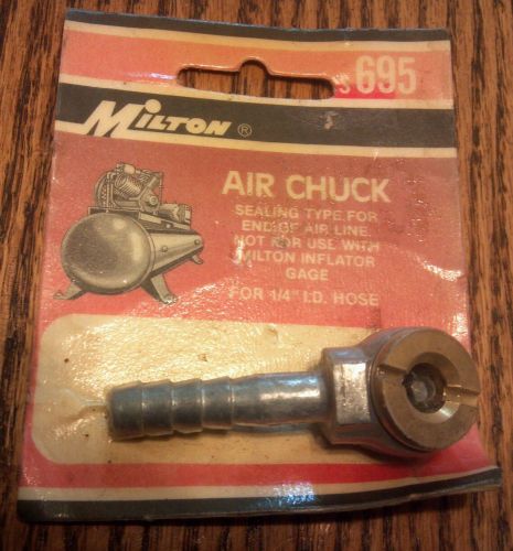 Milton  Air Chuck for 1/4&#034; I.D Hose NOS 1988