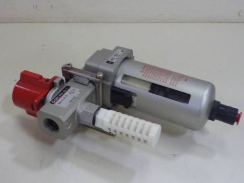 Smc valve vhs40-n04-z with regulator af40-n04d-z #51910 for sale