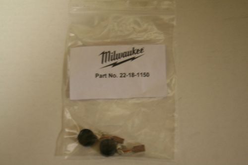 New Milwaukee Carbon Brush &amp; Caps for Hammer/Driver Drills/Part # 22-18-1150