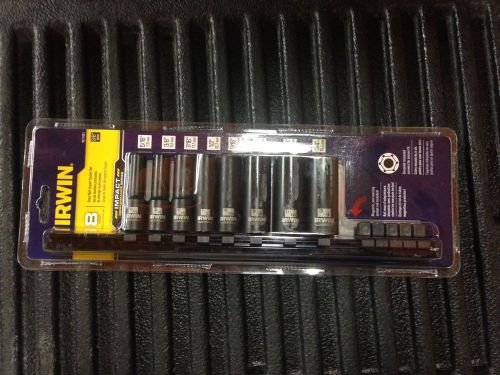 Irwin 1877481 impact socket set,square,8 pcs. g7562441 for sale