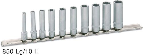 Hazet 850lg/10h 6 point 1/4” drive socket set long with rail nib 5-13mm for sale