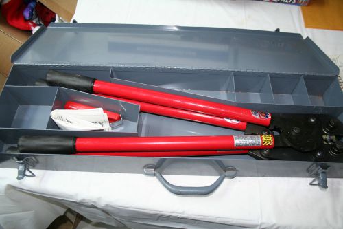 Imperial Super Crimp tool, Super Cutter, and Cable Stripper w/ Metal Case