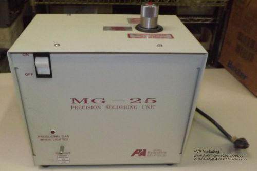 ARIZONA HYDROGEN FLAME GENERATOR PRECISION SOLDERING UNIT MG-25 W/BOOSTER