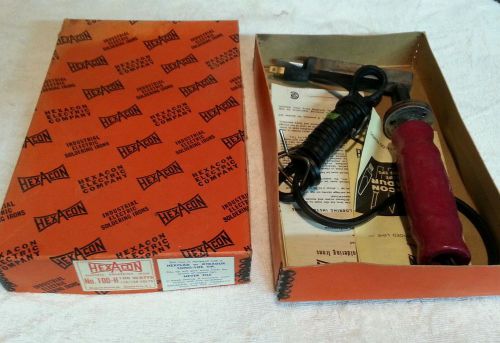 Vintage Hexacon soldering iron, 100-H 100 watt