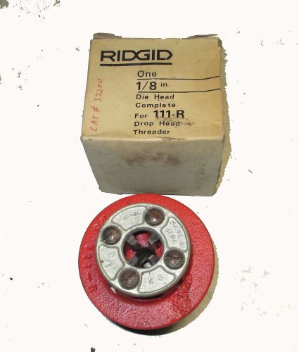 New Ridgid 1/8&#034; Complete Die  Head # 37200 for  111-R Ratchet Pipe Threader