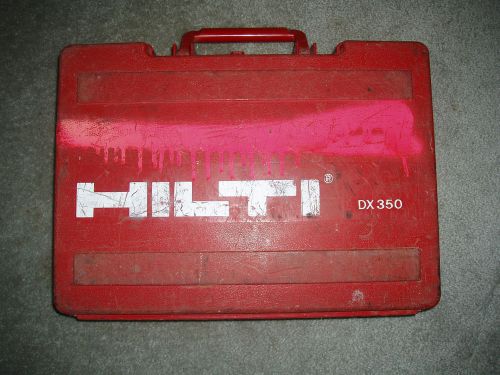 Hilti dx 350 piston drive tool powder actuated concrete nailer dx350 w/ extras * for sale