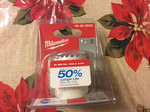 Milwaukee 49-56-0082 1-1/2 in. Ice Hardened Hole Saw white 38mm