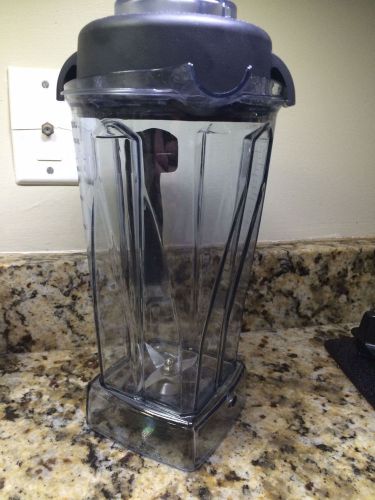 NEW Clear VitaMix 64oz Jar w/ Wet Blade Jar fits TurboBlend 4500, 5000, 5200 +