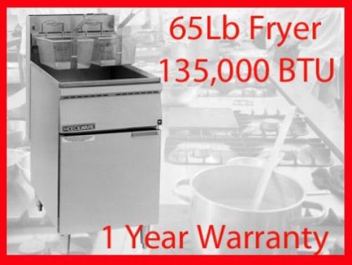 Cecilware FMS65  65 Lb  Floor Model  Gas Deep Fryer NEW