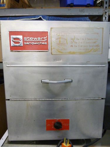 VINTAGE STEWART INFRARED SANDWICH OVEN