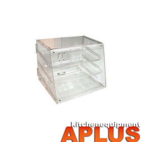 Winco  3 tray rear door acrylic display case model: adc-3 for sale