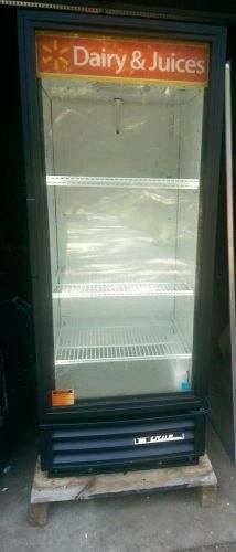 True gdm-12 ld glass door commercial refrigerator display cooler w/ led lighting for sale