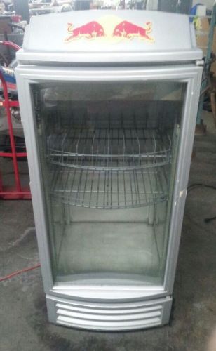 RED BULL  REFRIGERATOR COOLER GLASS DOOR FRIDGE MAN CAVE FREE FEDEX SHIPPING