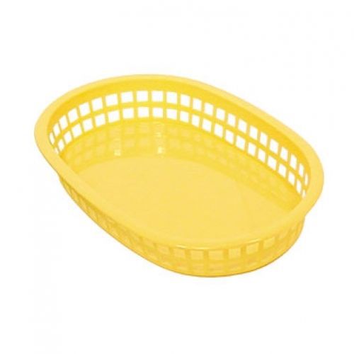 BB107Y Yellow Oval Fast Food Basket