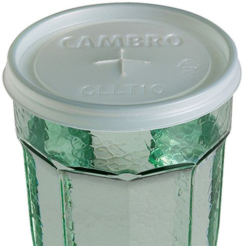 CAMBRO DISPOSABLE LID FITS 10 OZ. LAGUNA TUMBLER, 1000PK TRANSLUCENT CLLT10-190