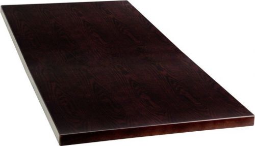 30&#039;&#039; x 60&#039;&#039; Rectangular Walnut Veneer Restarant Table Top