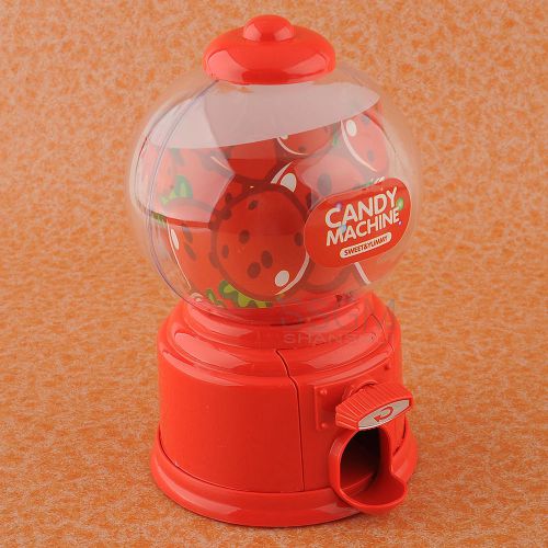 Cute gumball machine sweet candy coin dispenser vending miniature bank child for sale