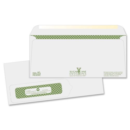 Quality park bagasse no. 10 window envelopes - single window - #10 (qua90077) for sale