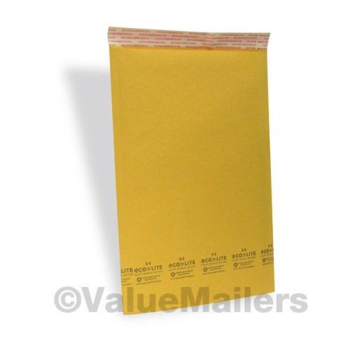 100 #4 9.5x14.5 &#034; ecolite &#034; kraft bubble mailers padded envelopes bags for sale