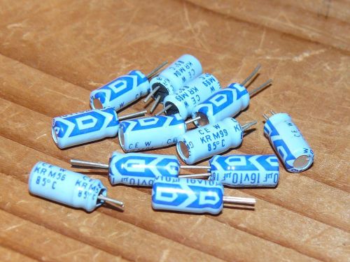 16V 10uF Rubycon Capacitor 85c 12 pieces 16V10uF