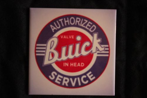 Retro Vintage BuickCeramic Tile  Coasters ManCcave Home theater