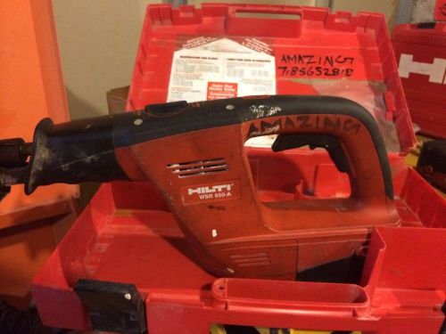 HILTI WSR-650-A Cordless Sawzall With Free Hilti DC 500 S Brand New Grinder