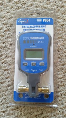 SUPCO VG64 DIGITAL VACUUM GAUGE BRAND NEW IN FACTORY PACKAGE