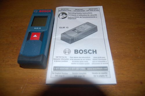 BOSCH LASER  MEASURER GLM15