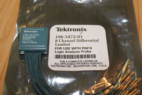 One Tektronix 196-3472-01 Double Ended Differential Logic Analyzer Leadset P6810