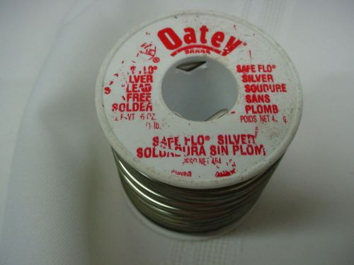 Oatey Solder 29025 Safe Flo Silver Solder, 1 lb. 0.117-ga.