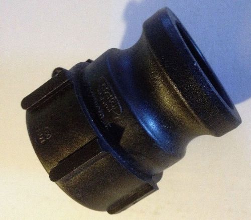 275 + 330 gn ibc tote tank hd 2&#034; coarse thread x 2&#034; cam lock drain adapter qdc for sale