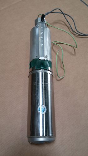 1/2hp, 10gpm, thermoplastic submersible well pump, 230v, 2 wire for sale