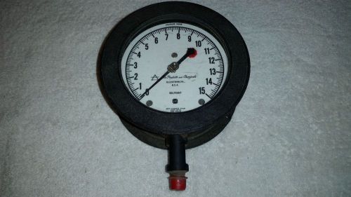 USG Solfrunt Pressure US Gauge 19002 Air Products &amp; Chemicals 15 PSI 1901T  6&#034;