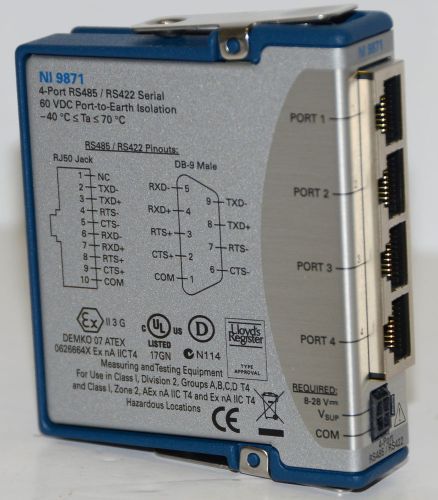 *NEW* National Instruments NI 9871 Serial Interface Module