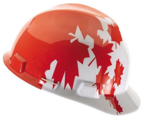 Safety works llc maple leaf v-gard hard hat set of 10 for sale