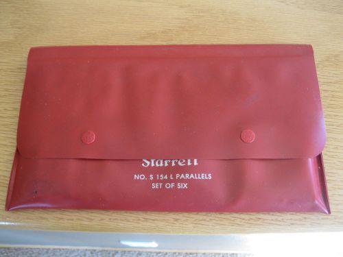 Starrett Parallels Set of 6 No. S 154 L Parallels