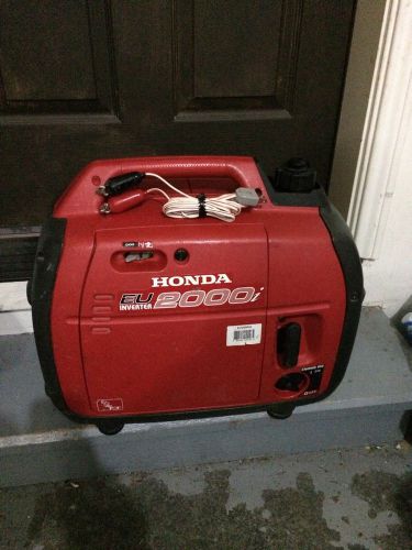 Honda Eu2000i Portable Rv Camping Inverter Generator Low Hrs