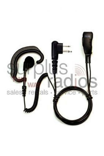 PRYME EARHOOK HEADSET FOR MOTOROLA BLACKBOX RADIOS CLS1110 RDU2020 CP200 RDV2020