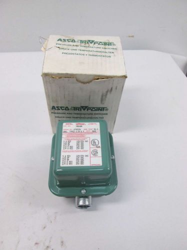 NEW ASCO PB21BK TRI POINT 125/250V-AC 1/2HP 5A AMP PRESSURE SWITCH D405602