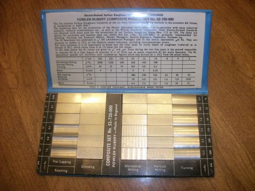 Fowler Surface Roughness Standards No. 52-720-000