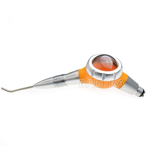 Dental hygiene luxury jet air polisher teeth polishing 4 holes orange color for sale