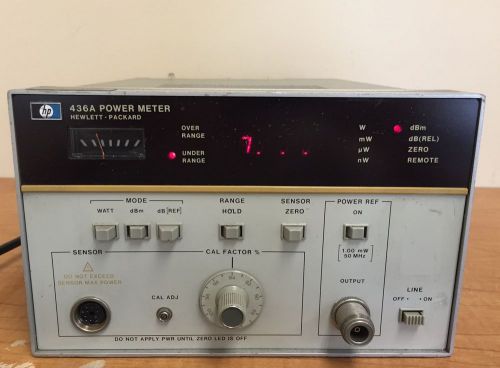 Agilent HP Hewlett Packard 436A 100 kHz to 50 GHz Power Meter Option 022 HP IB