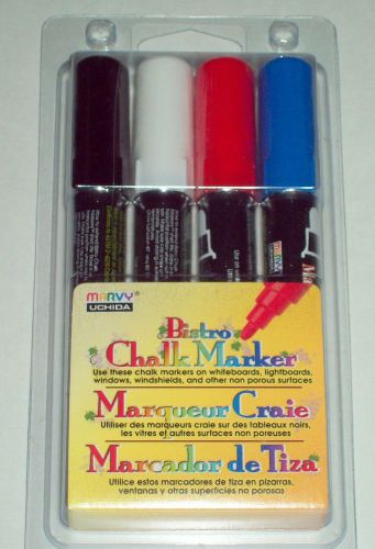 BISTRO CHALK MARKER Set of 4 480-4C Basic  NIP