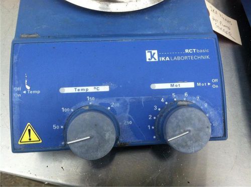 IKA LABORTECHINIC RCT BASIC Hotplate / Stirrer Amb--310°C, 0-1100 RPM, 115V-60Hz