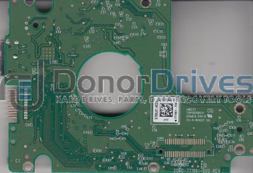 WD7500BMVW-11AJGS0, 771961-F00 01P, WD USB 2.5 PCB + Service