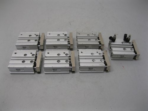 Lot (7) smc mgpl12-25 compact guide cylinder h8 (1750) for sale