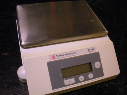 DENVER INSTRUMENT XP-1500 ANALYTICAL BALANCE SCALE LAB EQUIPMENT 1500g MAXIMUM