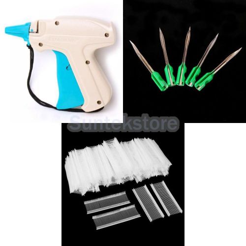 Garment Clothes Tagger Price Label Tagging Gun+ 5000 1&#034; Tag Barbs+ 5pcs Needles