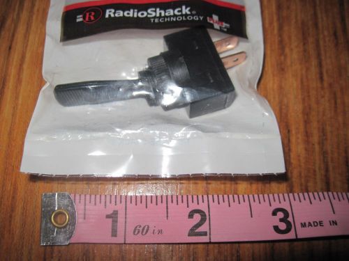 RadioShack® SPST Flip Switch Black - Model: 275-0701